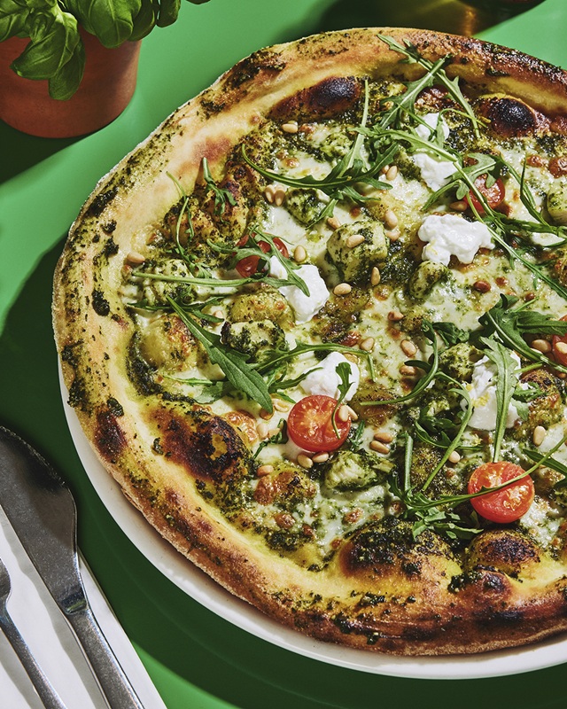 Pizza Pesto E Pollo